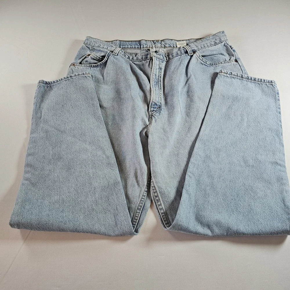 Vtg Levi Orange Made In USA Tab 9922 Tapered Fit Size 20 MED Women's Jeans *READ
